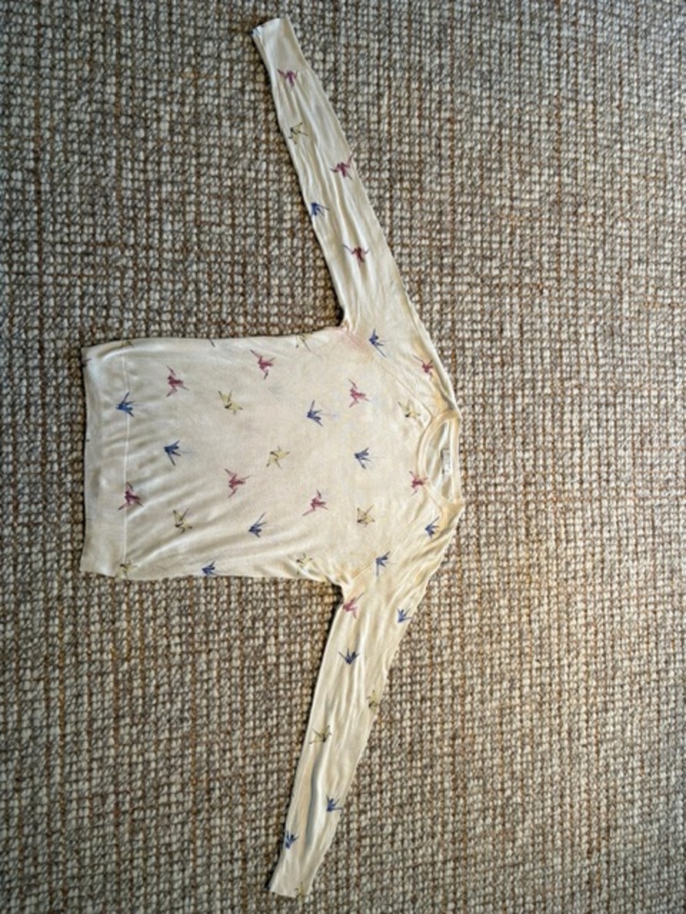 Equipment Sloane Origami Paper Crane Sweater - Picture 4 of 8